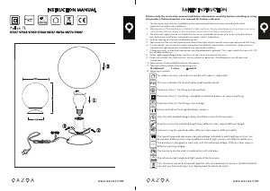 Manuale Qazqa 99087 Pallon Lampada