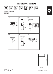 説明書 Qazqa 99121 Jarra ランプ