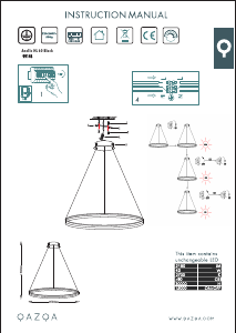 Kasutusjuhend Qazqa 99148 Anello Lamp