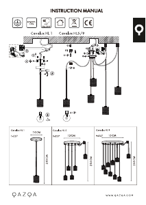 Mode d’emploi Qazqa 99230 Cavalux Lampe