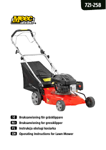 Bruksanvisning Meec Tools 721-258 Gräsklippare