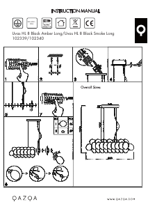 Mode d’emploi Qazqa 102340 Uvas Lampe