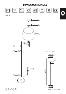 Manual Qazqa 102377 Ladas Lamp
