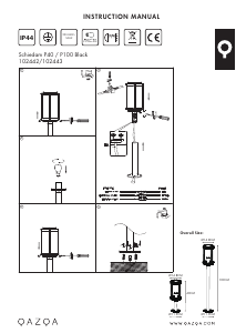 Kasutusjuhend Qazqa 102443 Schiedam Lamp