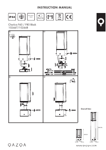 Bruksanvisning Qazqa 102447 Charlois Lampa