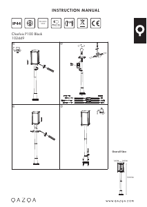 Kasutusjuhend Qazqa 102449 Charlois Lamp