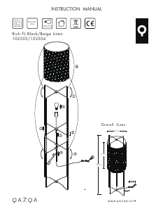 Manual Qazqa 102503 Rich Lampă