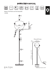 Bruksanvisning Qazqa 102508 Magnax Lampa