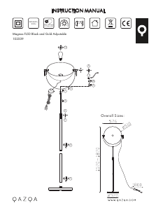 Mode d’emploi Qazqa 102509 Magnax Lampe