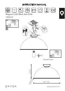 Mode d’emploi Qazqa 102515 Magnax Lampe