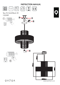 Kasutusjuhend Qazqa 102589 Tess Lamp