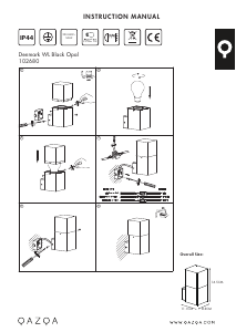 Bruksanvisning Qazqa 102680 Denmark Lampa