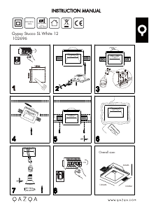 Руководство Qazqa 102696 Gypsy Stucco Светильник