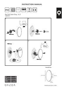 Mode d’emploi Qazqa 102951 Skyf Lampe