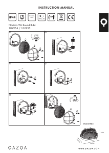 说明书 Qazqa 102954 Noutica 灯