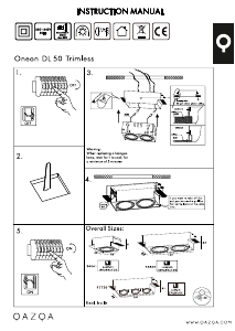 Mode d’emploi Qazqa 103584 Oneon 3 Lampe