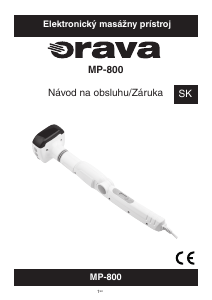 Návod Orava MP-800 Masážne zariadenie