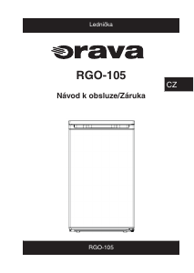 Manuál Orava RGO-105 Lednice