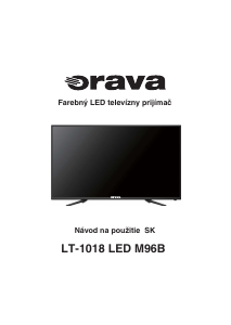 Návod Orava LT-1018 LED M96B LED televízor