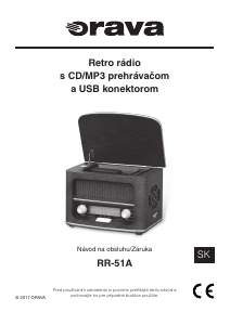 Návod Orava RR-51A Rádio