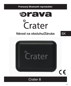 Návod Orava Crater8 Reproduktor