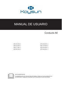 Manual de uso Kaysun KPD-52 DR12.1 Aire acondicionado