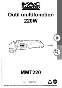 Mode d’emploi MacAllister MMT220 Outil multifonction