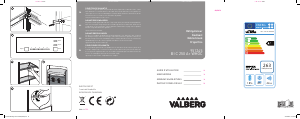 Handleiding Valberg BI C 250A+ WHOC Koel-vries combinatie