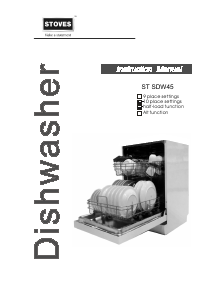 Manual Stoves SDW45 Dishwasher