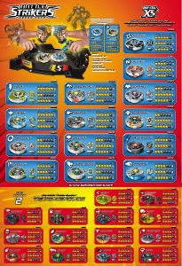 Manual Mega Bloks set 29640 Battle Strikers Tournament Set - Metal XS