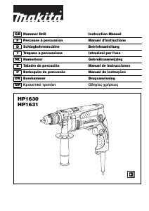 Mode d’emploi Makita HP1631K Perceuse à percussion