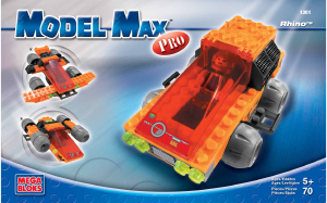 Manuale Mega Bloks set 1301 Model Max Rhino