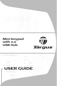 Manual Targus AKP08EU Keyboard