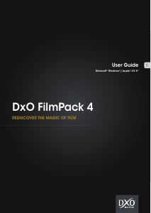 Handleiding DxO FilmPack 4