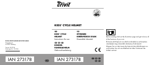 Bedienungsanleitung Crivit IAN 273178 Fahrradhelm