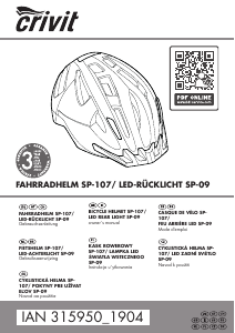 Manual Crivit IAN 315950 Bicycle Helmet