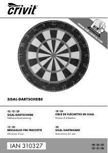 Manual Crivit IAN 310327 Dartboard