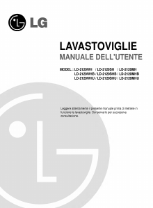 Manuale LG LD-2120WH Lavastoviglie