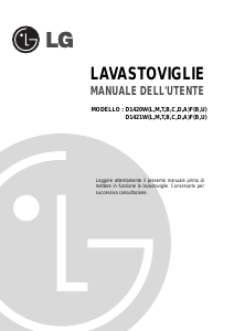 Manuale LG D1421WF Lavastoviglie