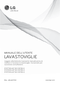 Manuale LG D1418MF Lavastoviglie