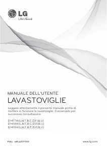 Manuale LG D1418CF Lavastoviglie