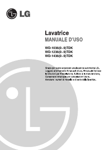 Manuale LG WD-10361TDK Lavatrice