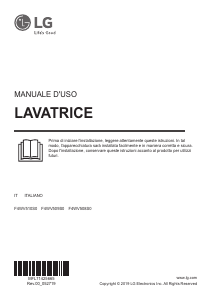 Manuale LG F4WV510S0 Lavatrice