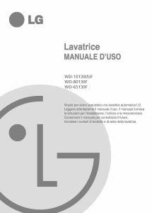 Manuale LG WD-65130F Lavatrice
