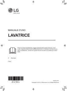 Manuale LG F4WV608S1 Lavatrice