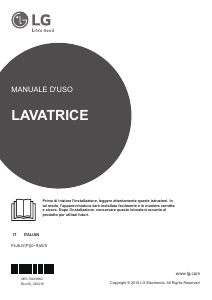 Manuale LG F4J6JY0W Lavatrice