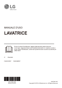 Manuale LG F4WV909P2 Lavatrice