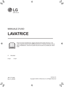 Manuale LG F4WT408AIDD Lavatrice