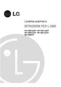 Manuale LG WF-T6005TP Lavatrice