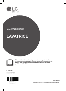 Manuale LG FH4G1VCY2 Lavatrice